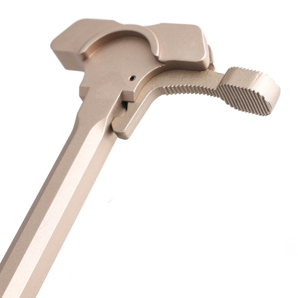 AR-15 Battle Hammer Charging Handle w/ Oversized Latch -Tan AR-15 Battle Hammer Charging Handle w/ Oversized Latch -Tan